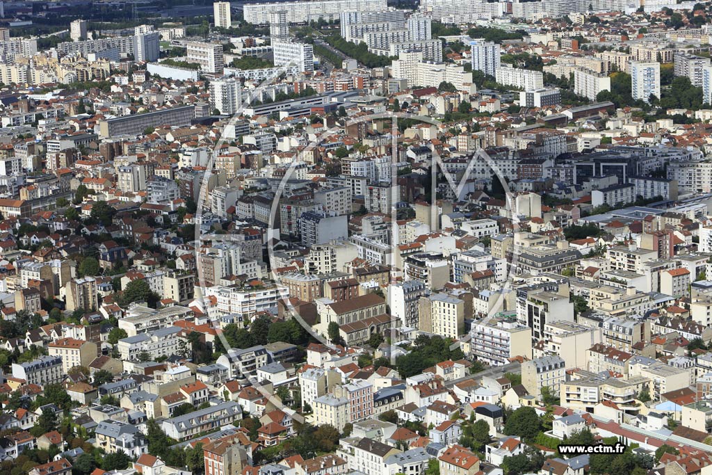 Photo arienne de Asnires-sur-Seine (Voltaire)