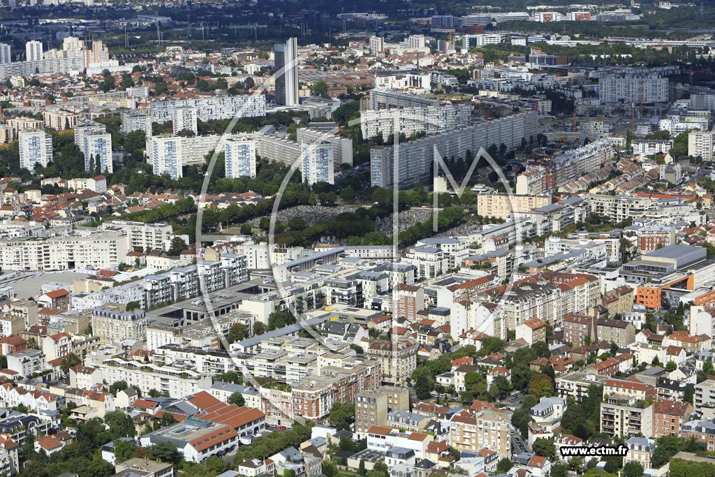 Photo arienne de Asnires-sur-Seine (Voltaire)
