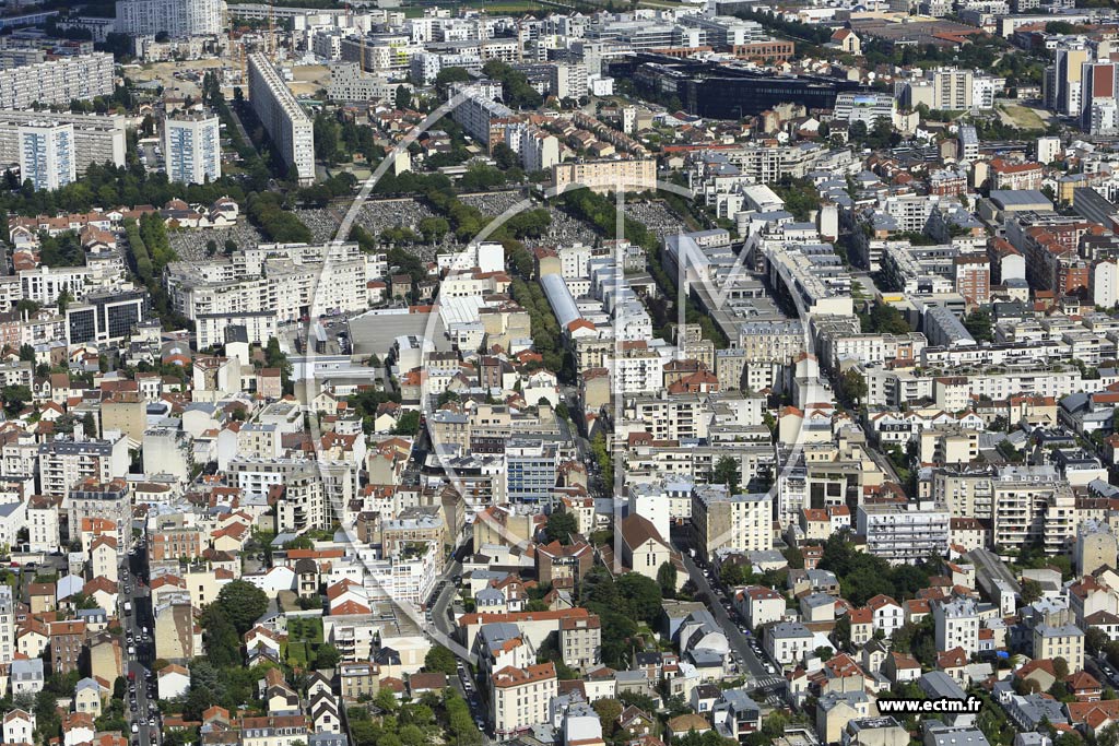 Photo arienne de Asnires-sur-Seine (Voltaire)