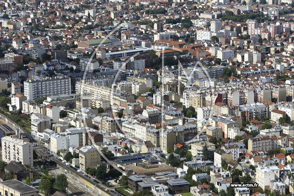 Photo arienne de Bois-Colombes (Centre)