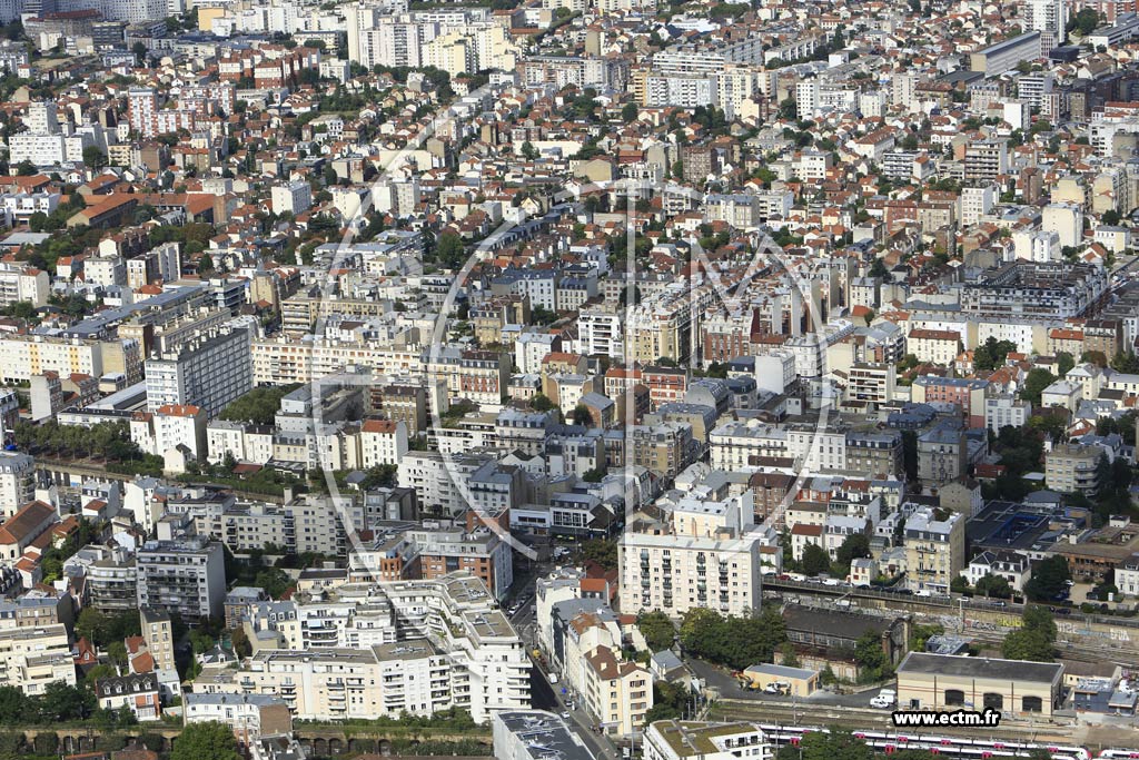 Photo arienne de Bois-Colombes (Centre)