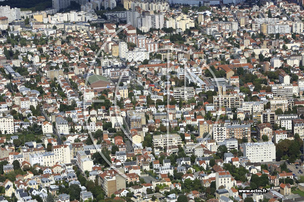 Photo arienne de Bois-Colombes (Centre)