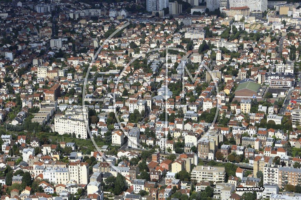 Photo arienne de Bois-Colombes (Nord)