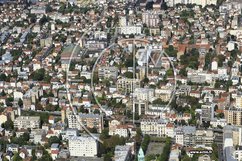 Photo arienne de Bois-Colombes (Nord)