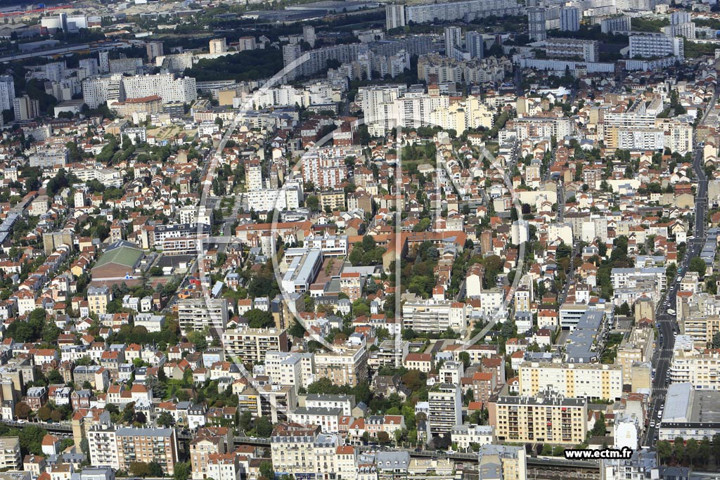 Photo arienne de Bois-Colombes (Nord)