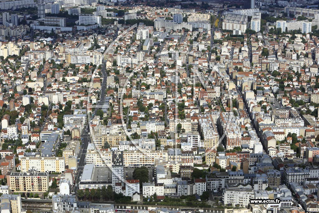 Photo arienne de Bois-Colombes (Nord)