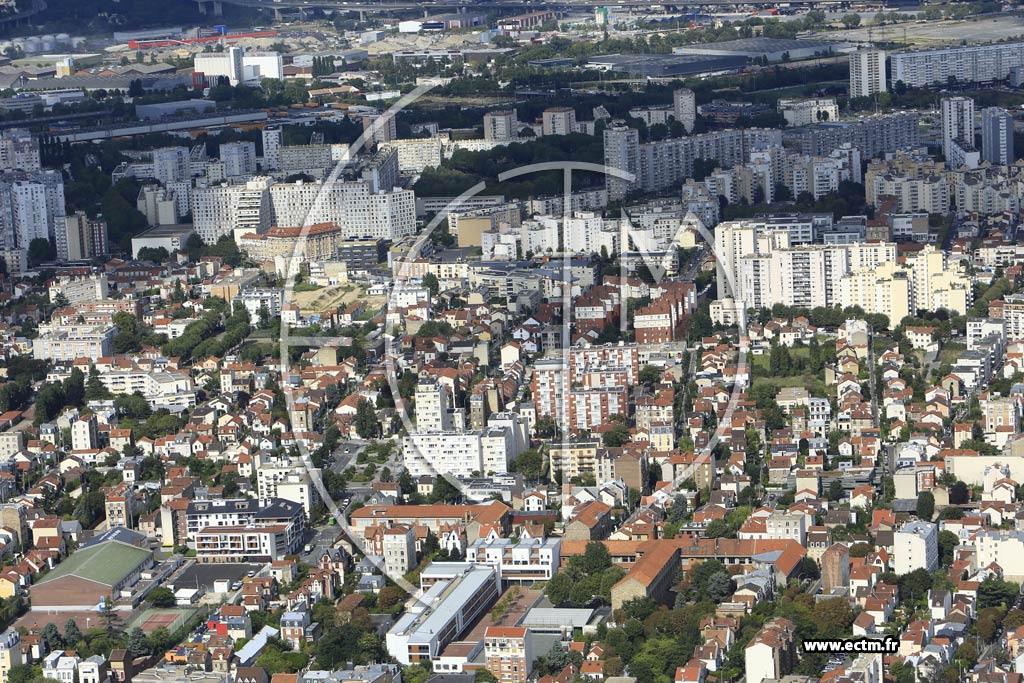 Photo arienne de Bois-Colombes (Nord)