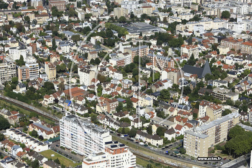 Photo arienne de Bois-Colombes (Sud)