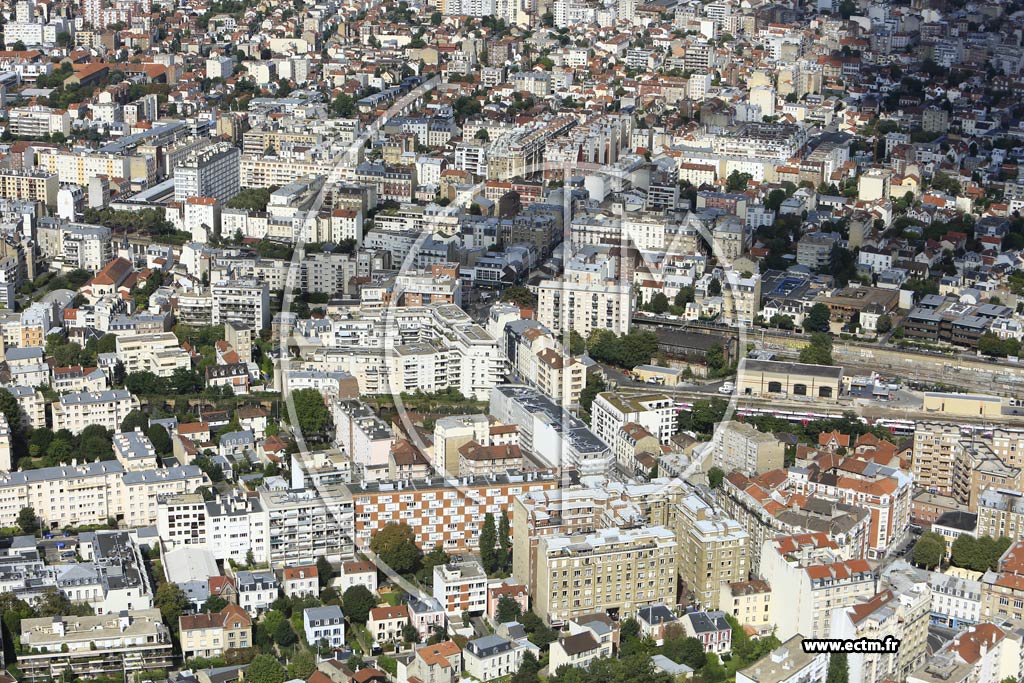 Photo arienne de Bois-Colombes (Sud)