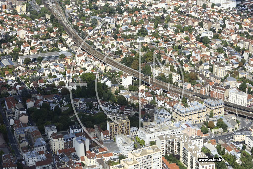 Photo arienne de Colombes (Centre)