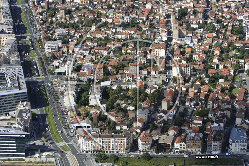 Photo arienne de Colombes (le Petit Colombes)
