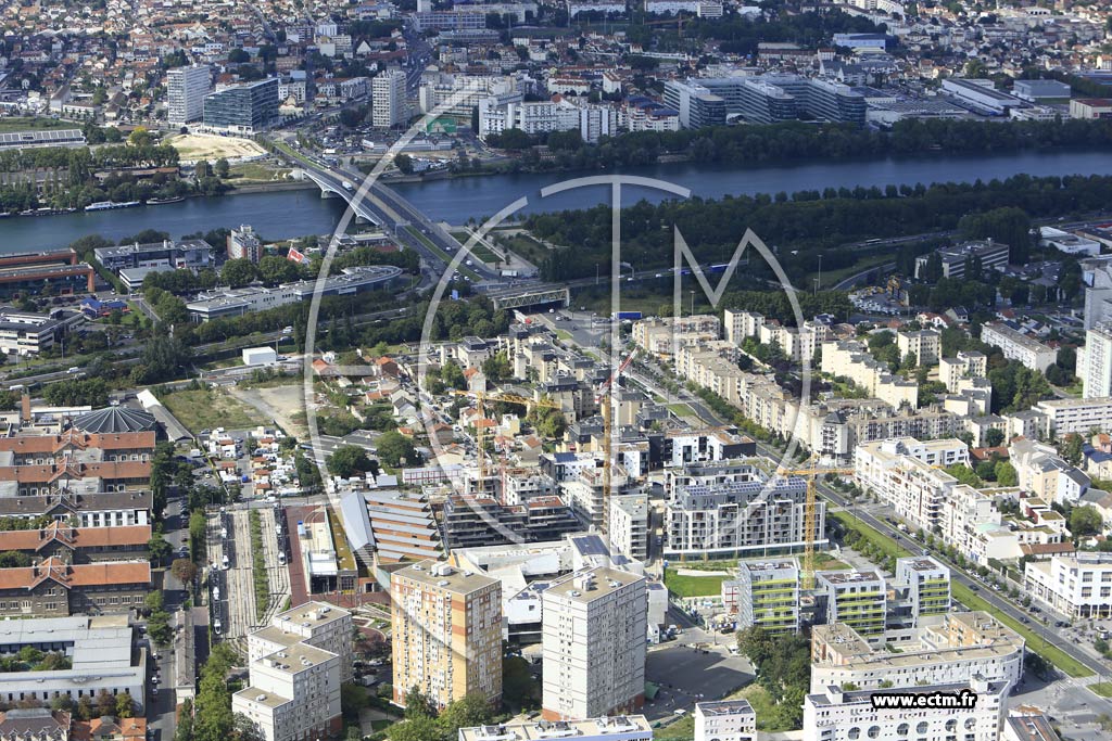 Photo arienne de Colombes (le Petit Colombes)