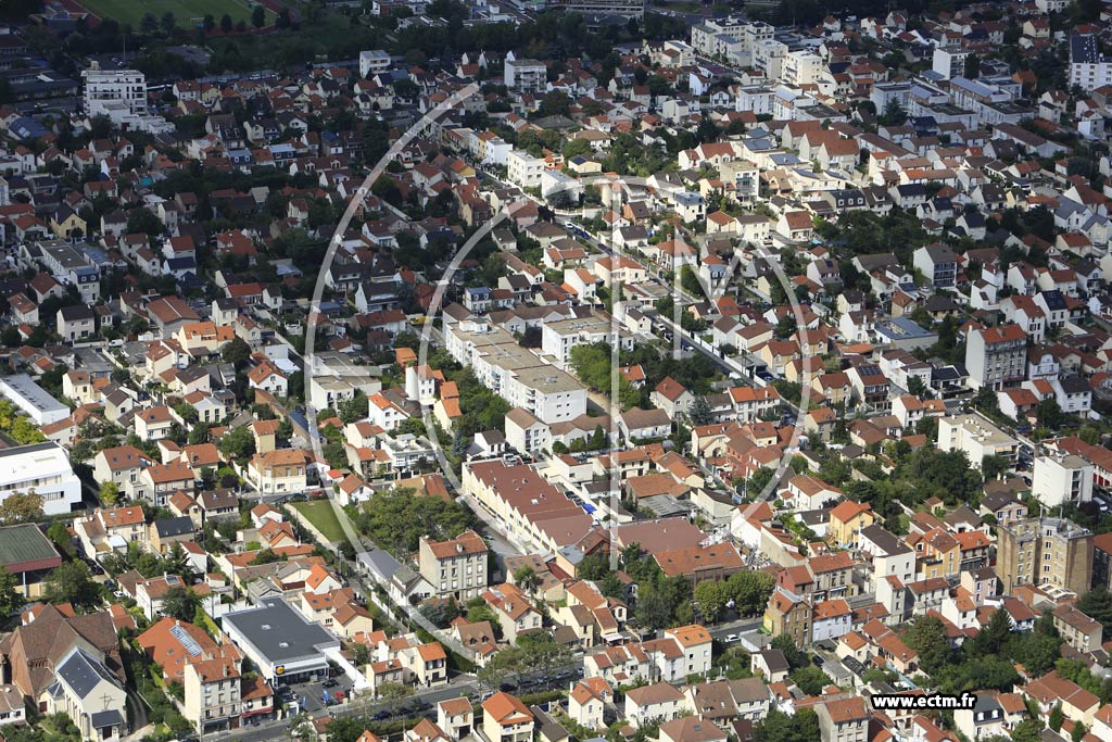 Photo arienne de Colombes (les Grves)