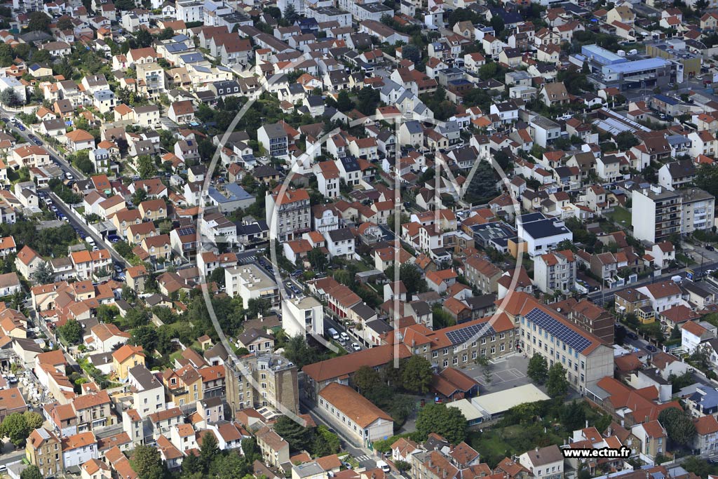 Photo arienne de Colombes (les Grves)