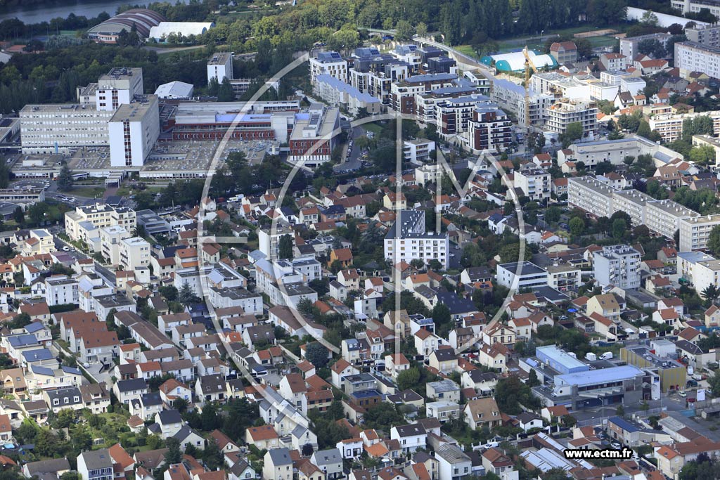 Photo arienne de Colombes (les Grves)