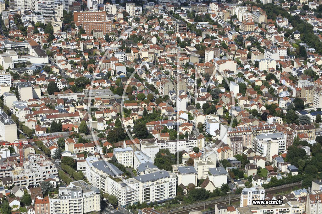 Photo arienne de Colombes (les Valles)