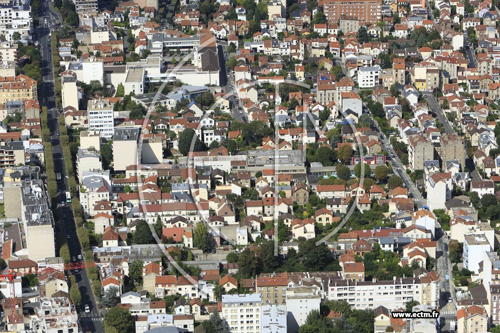 Photo arienne de Colombes (les Valles)