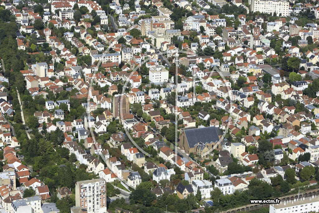 Photo arienne de Colombes (les Valles)