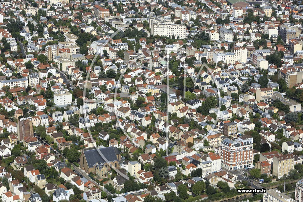 Photo arienne de Colombes (les Valles)