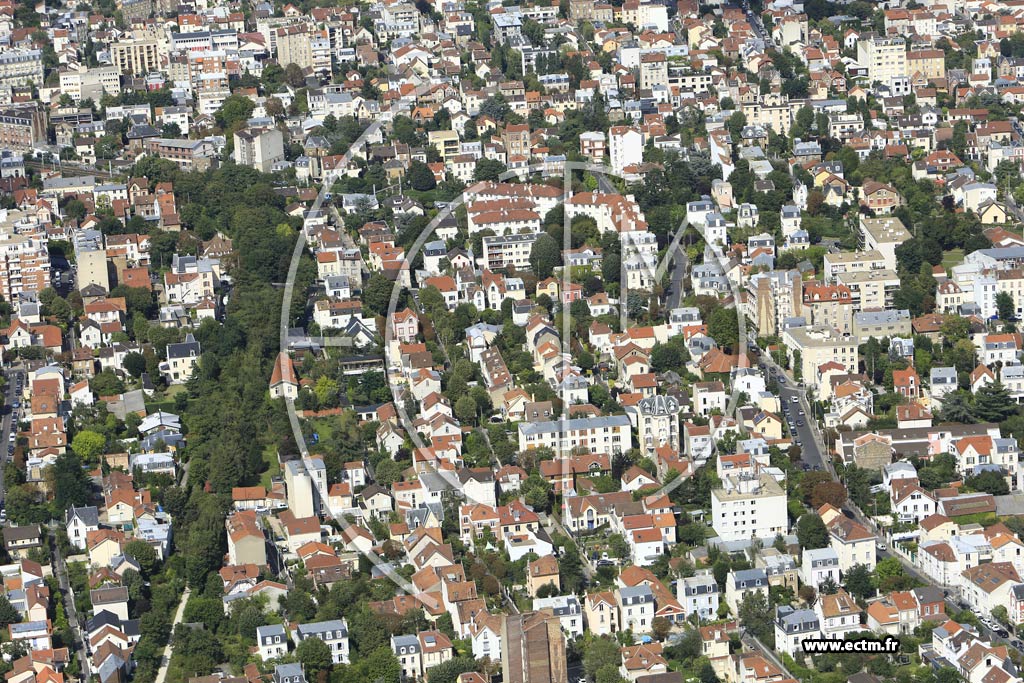 Photo arienne de Colombes (les Valles)