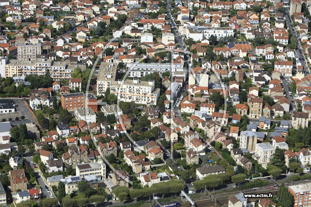 Photo arienne de Colombes (Petite Garenne)