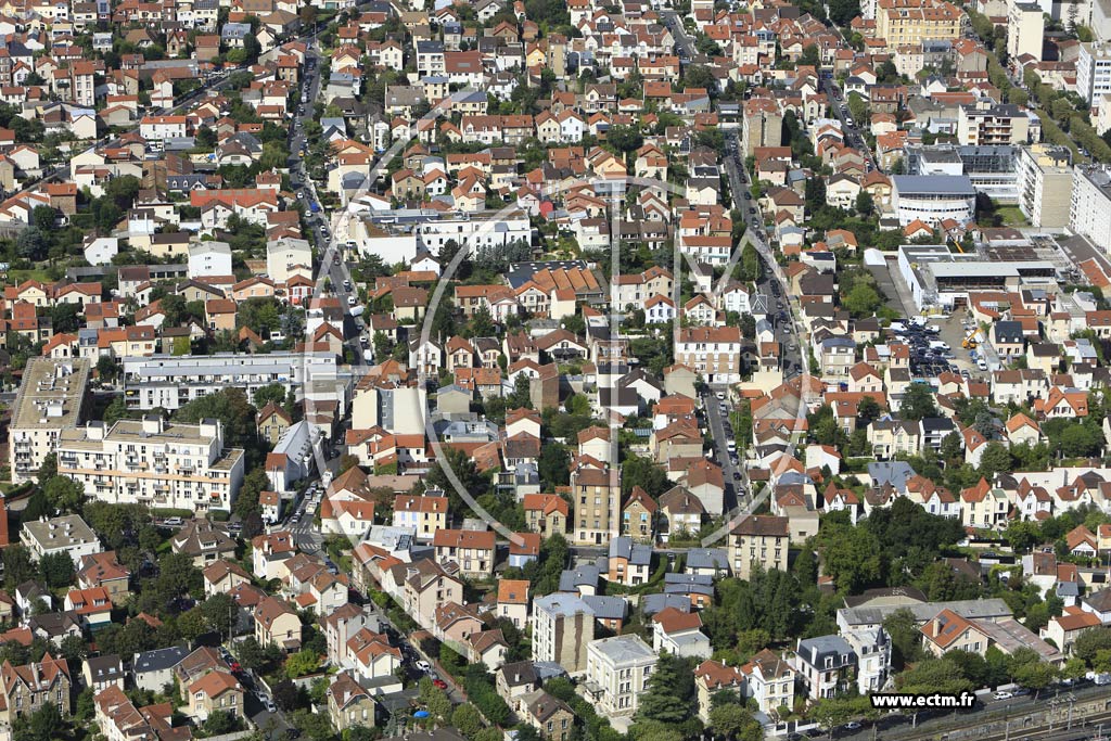Photo arienne de Colombes (Petite Garenne)