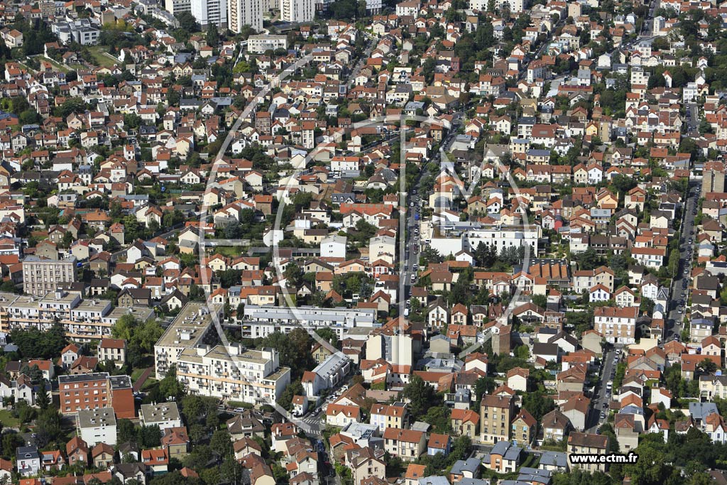 Photo arienne de Colombes (Petite Garenne)