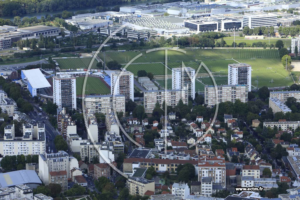 Photo arienne de Colombes (Stade)