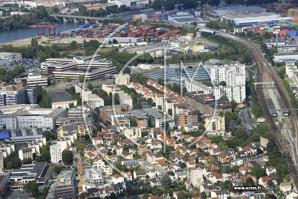 Photo arienne de Colombes (Stade)