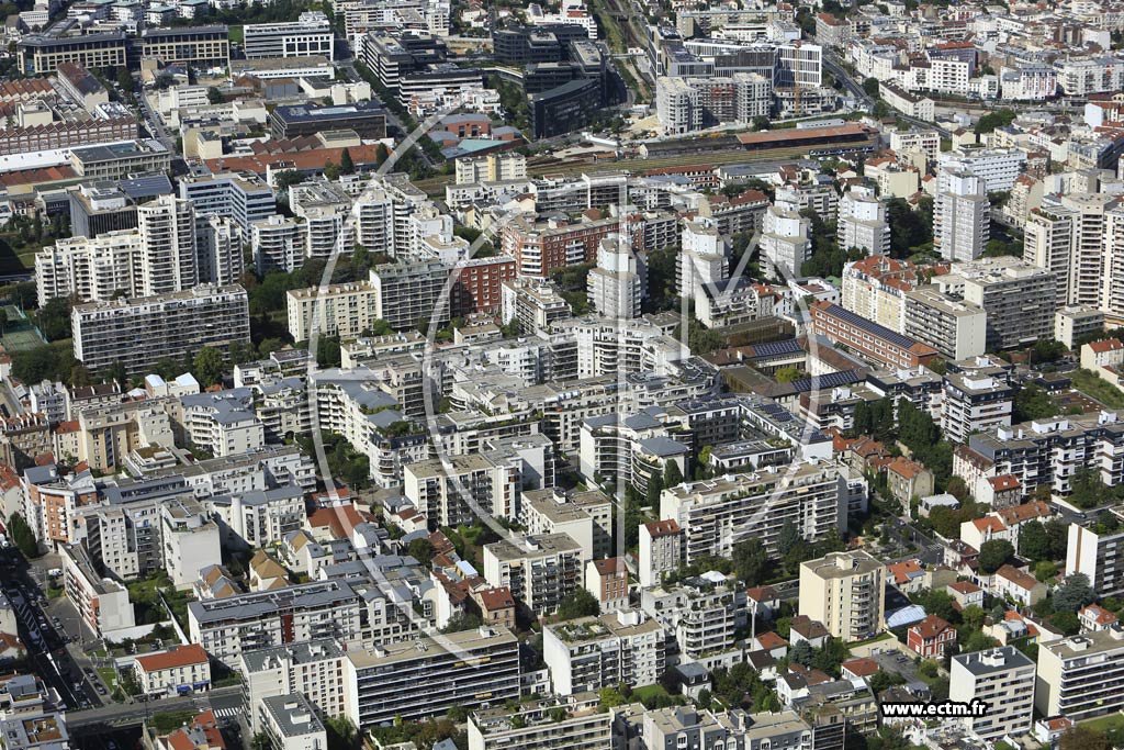 Photo arienne de Courbevoie (Bcon les Bruyres)