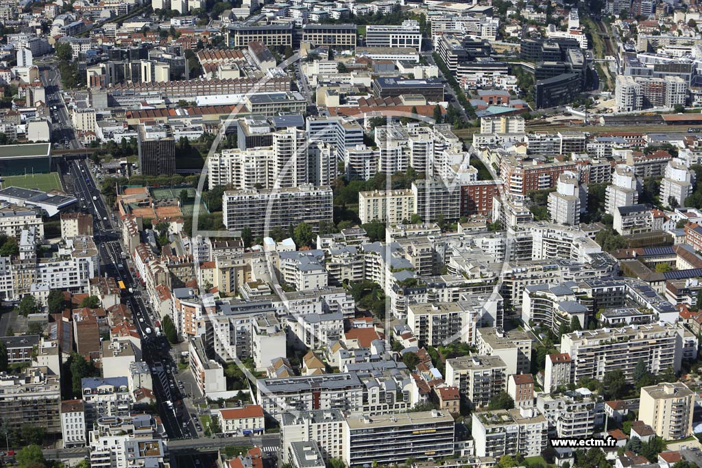 Photo arienne de Courbevoie (Bcon les Bruyres)