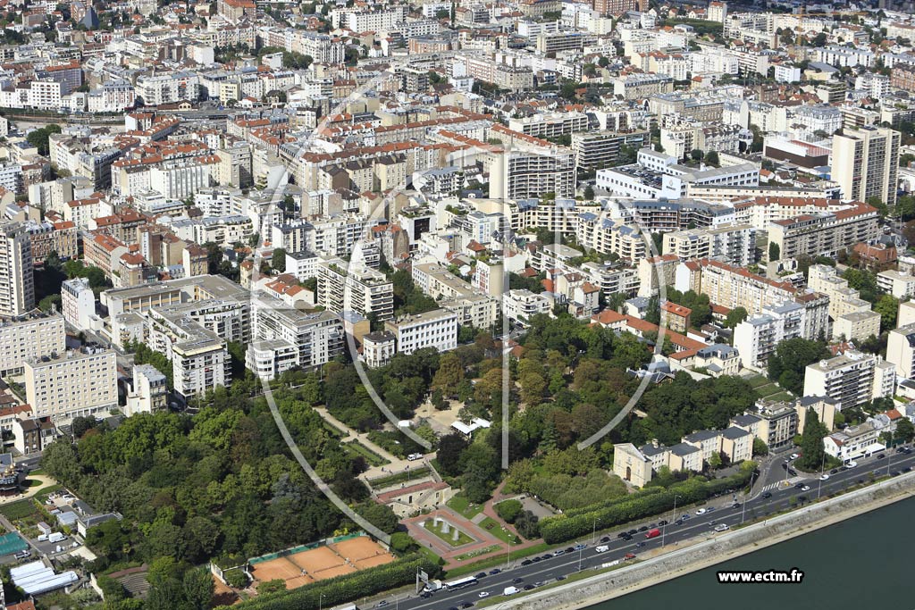 Photo arienne de Courbevoie (Bcon les Bruyres)