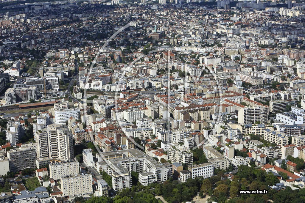 Photo arienne de Courbevoie (Bcon les Bruyres)