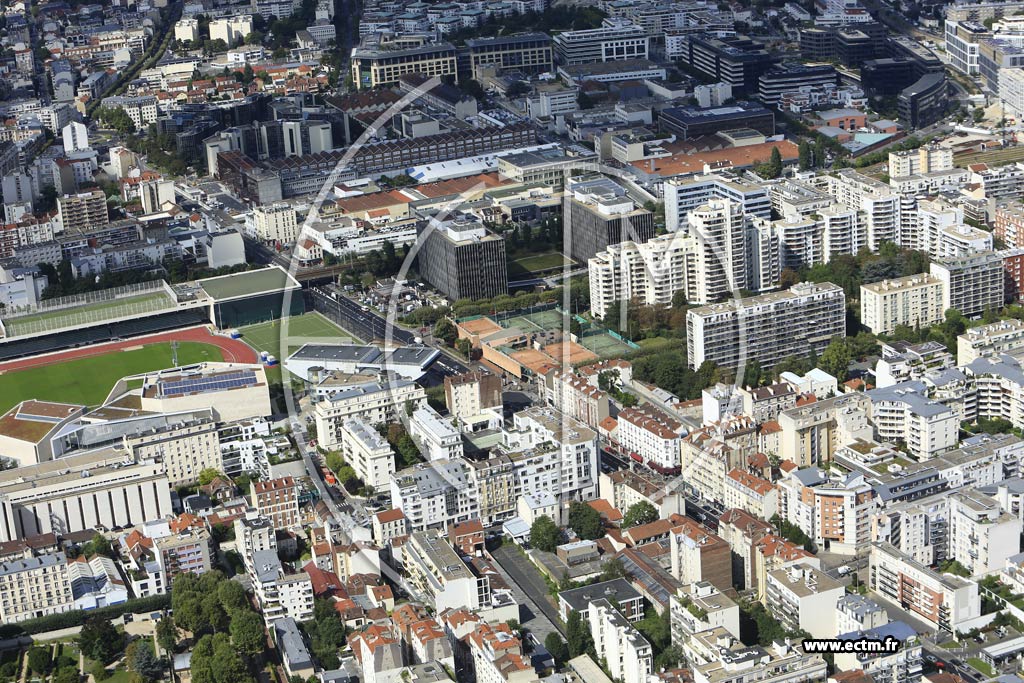 Photo arienne de Courbevoie (Bcon les Bruyres)