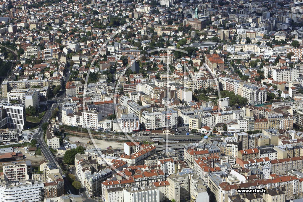 Photo arienne de Courbevoie (Bcon les Bruyres)