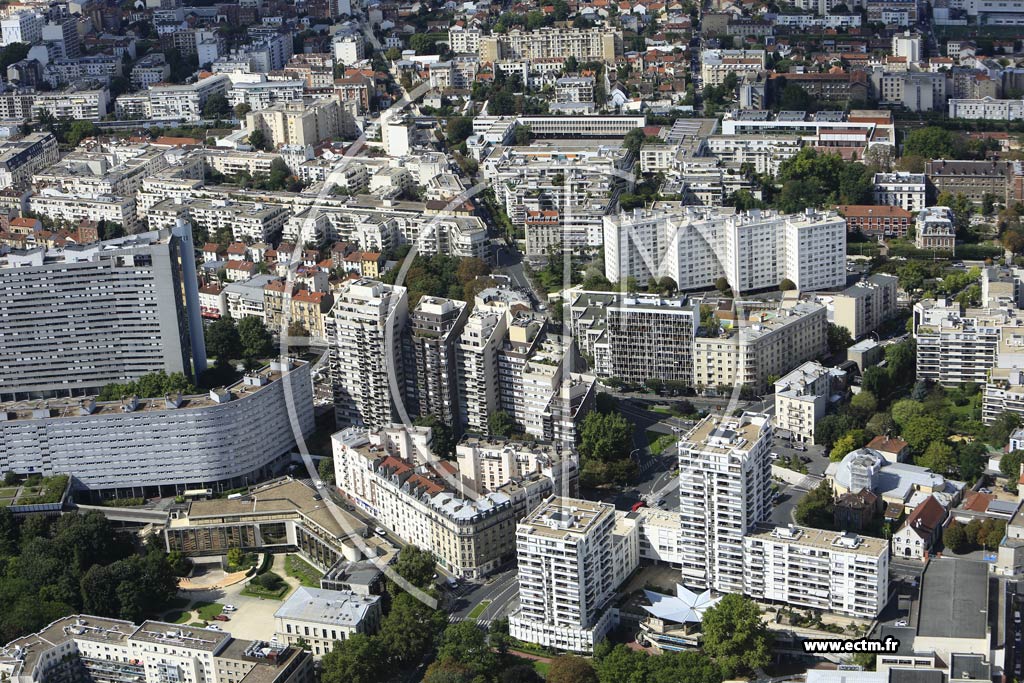 Photo arienne de Courbevoie (Charras)