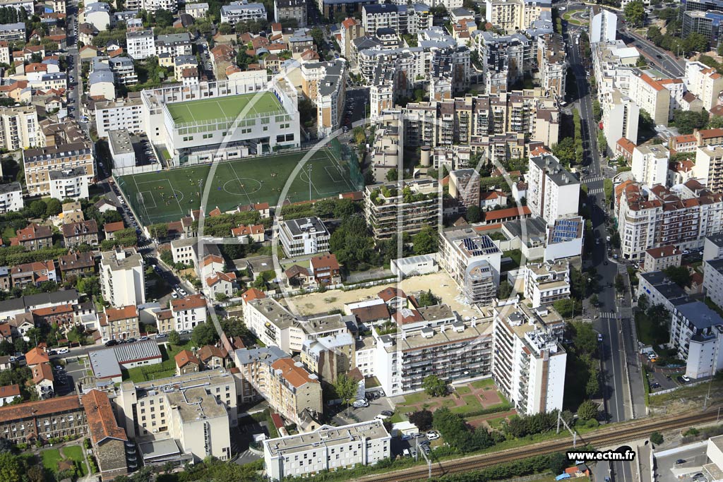 Photo arienne de Courbevoie (Charras)