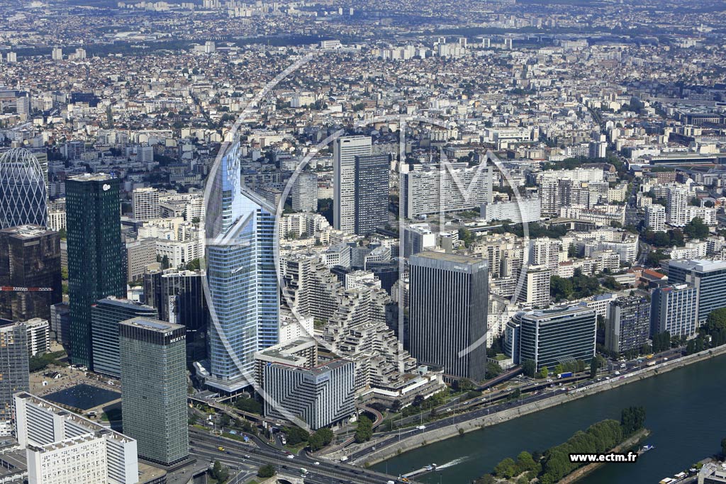 Photo arienne de Courbevoie (la Dfense)