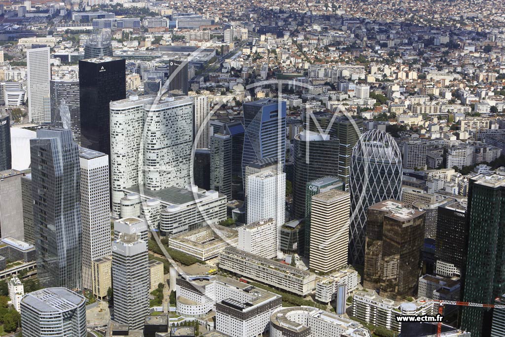 Photo arienne de Courbevoie (la Dfense)