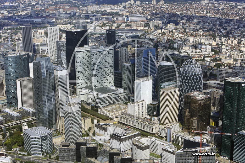 Photo arienne de Courbevoie (la Dfense)