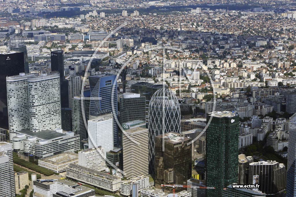Photo arienne de Courbevoie (la Dfense)