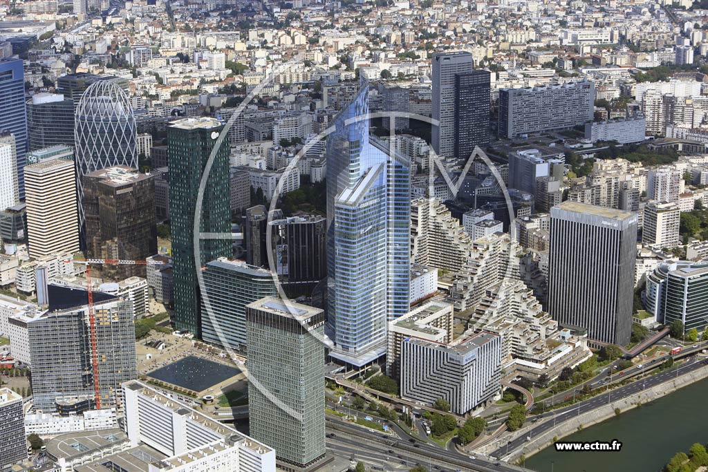 Photo arienne de Courbevoie (la Dfense)