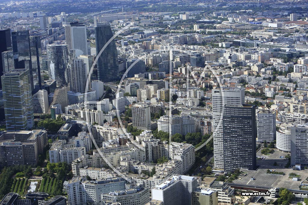 Photo arienne de Courbevoie (la Dfense)