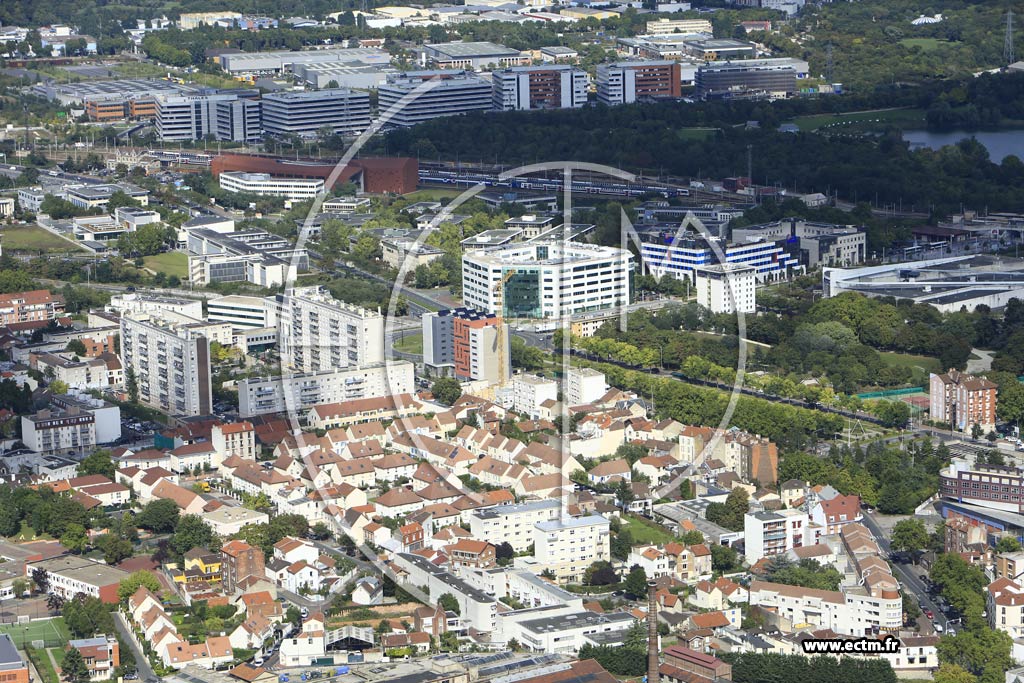 Photo arienne de Gennevilliers (le Village)