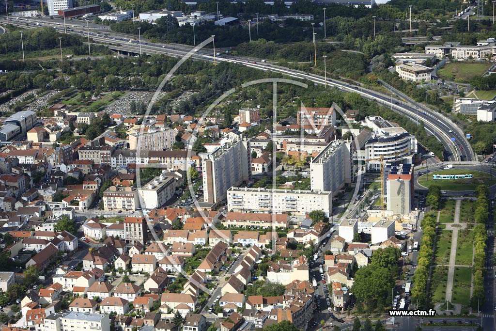 Photo arienne de Gennevilliers (le Village)