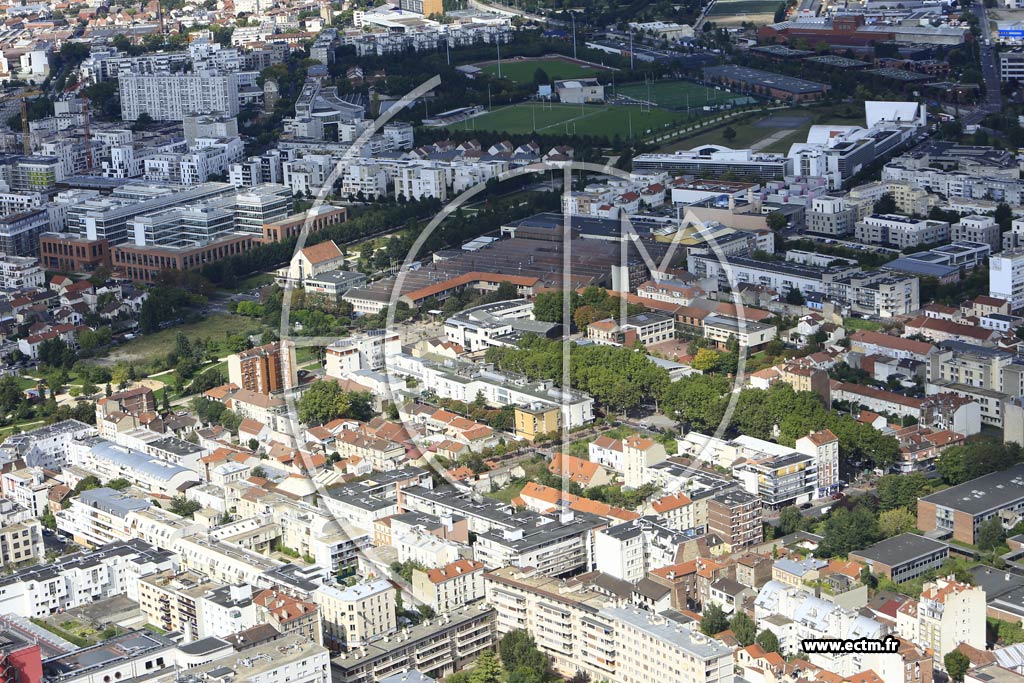 Photo arienne de Gennevilliers (les Grsillons)