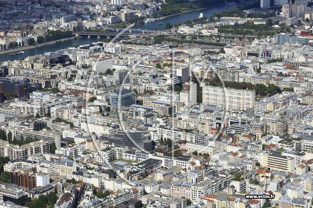 Photo arienne de Levallois-Perret (Centre-Ville)