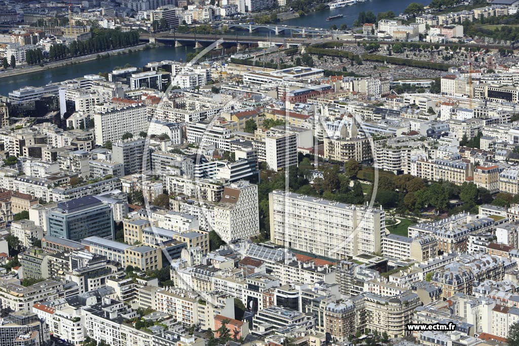 Photo arienne de Levallois-Perret (Centre-Ville)