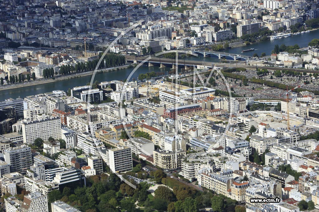 Photo arienne de Levallois-Perret (Centre-Ville)