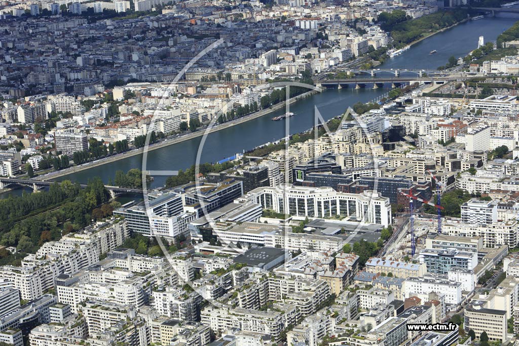 Photo arienne de Levallois-Perret (Collange - Front de Seine)